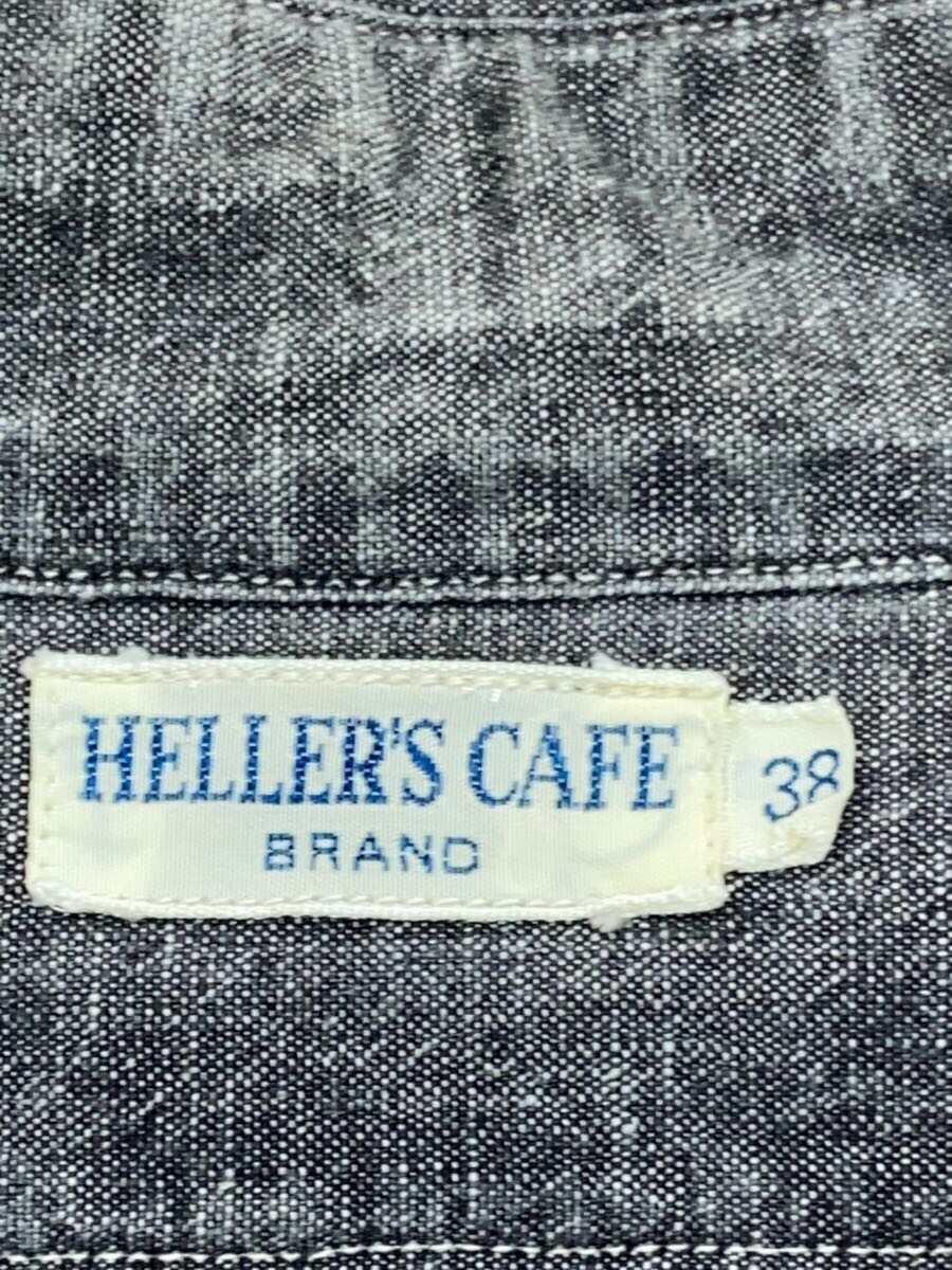 Heller’s cafe◆長袖シャツ/38/コットン/GRY_画像3
