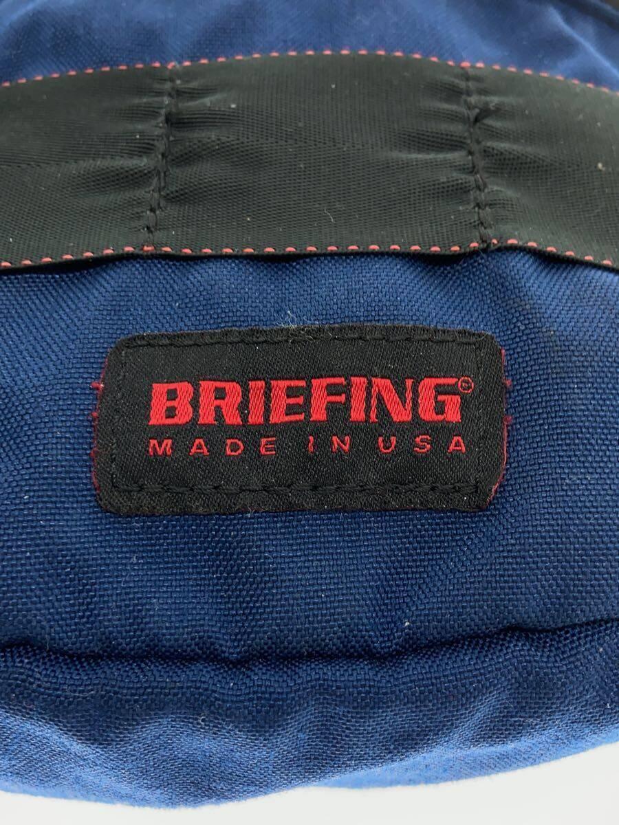 BRIEFING◆ウエストバッグ/-/NVY/無地_画像5