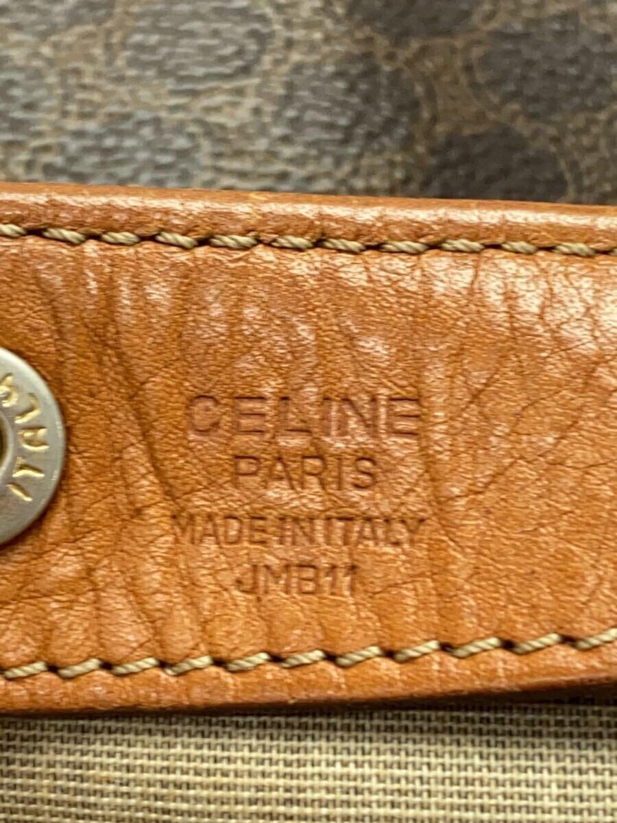 CELINE◆トートバッグ/PVC/BRW/総柄_画像5