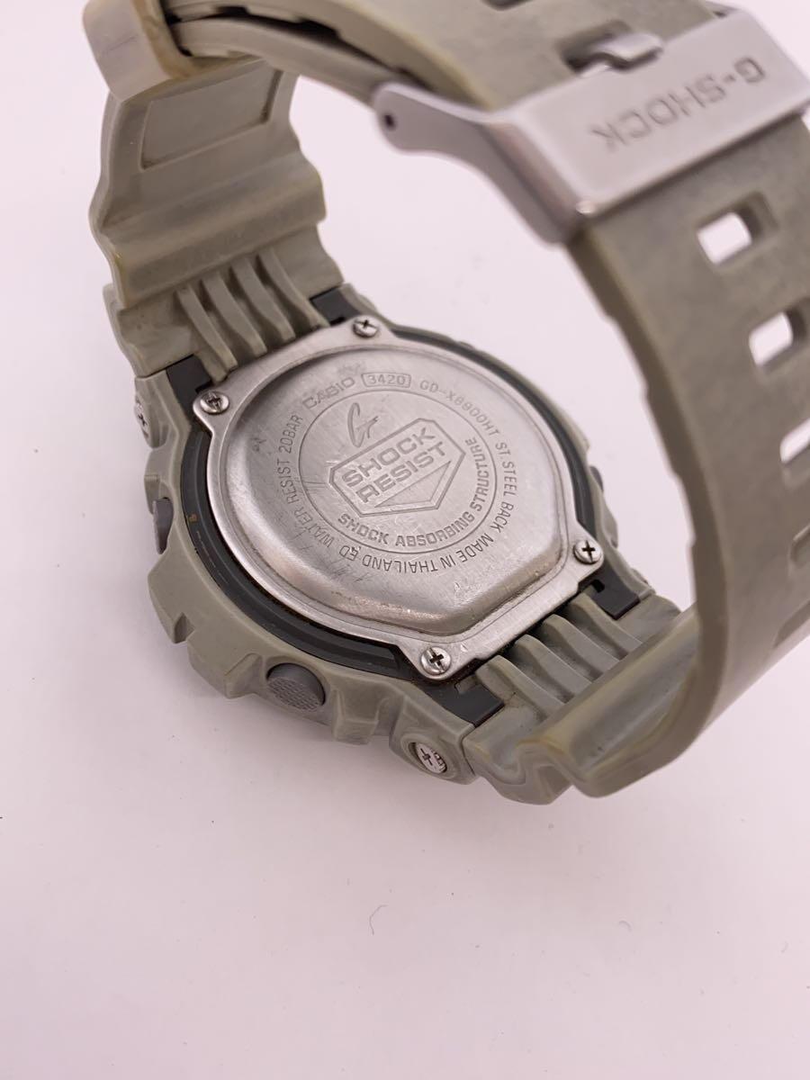 CASIO◆G-SHOCK/ジーショック/腕時計/GD-X6900HT/デジタル/グレー_画像3