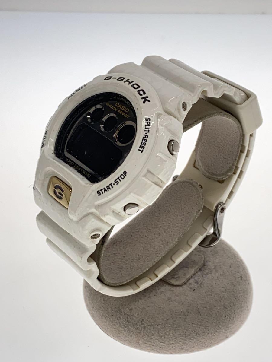 CASIO◆クォーツ腕時計・G-SHOCK/デジタル/WHT/WHT_画像2