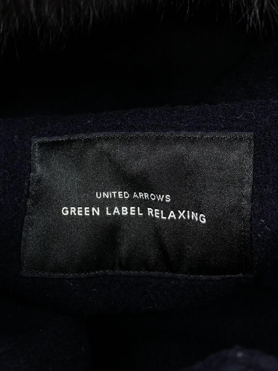 UNITED ARROWS green label relaxing◆コート/40/ウール/ネイビー/3525-144-3118/ファー_画像3