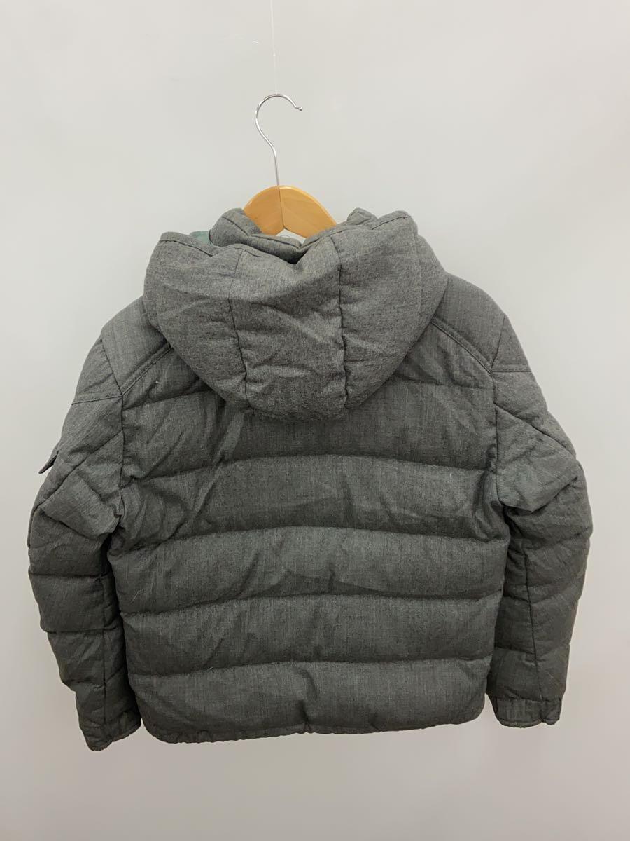 MONCLER◆ダウンジャケット/0/ウール/GRY/無地/102-091-40338-50_画像2