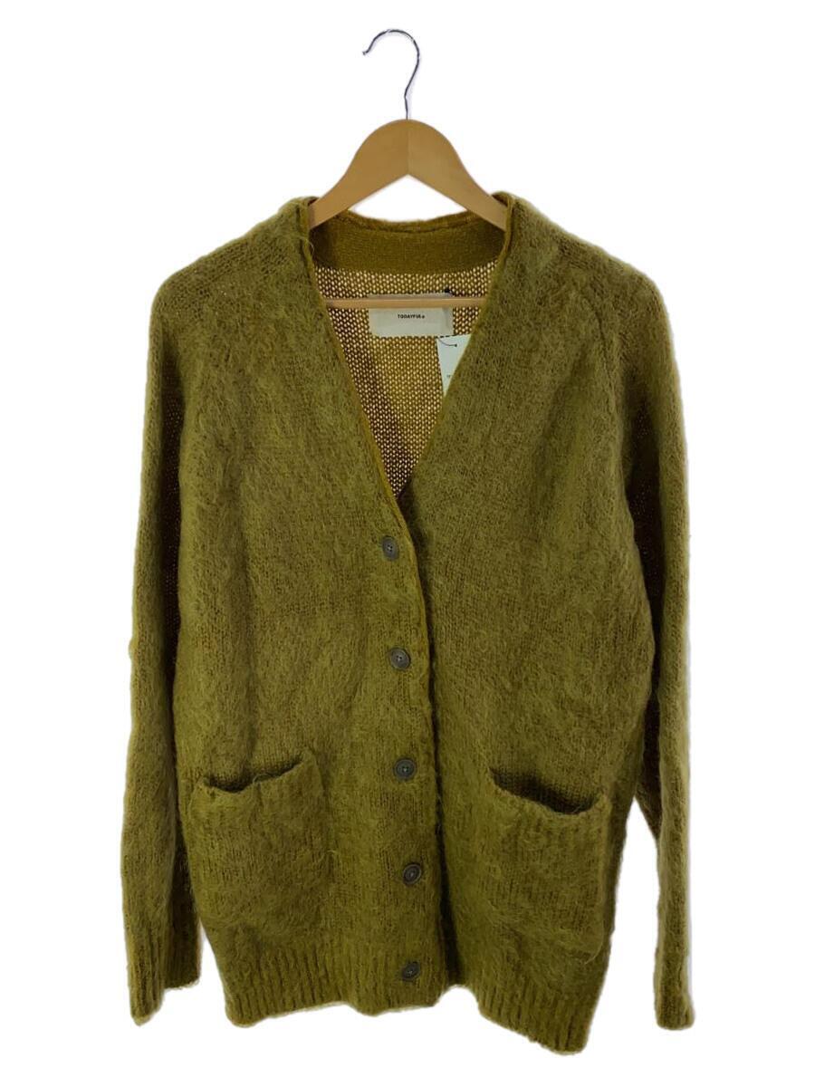 TODAYFUL◆21AW/Brushed Mohair Cardigan/FREE/アクリル/YLW/12120537_画像1