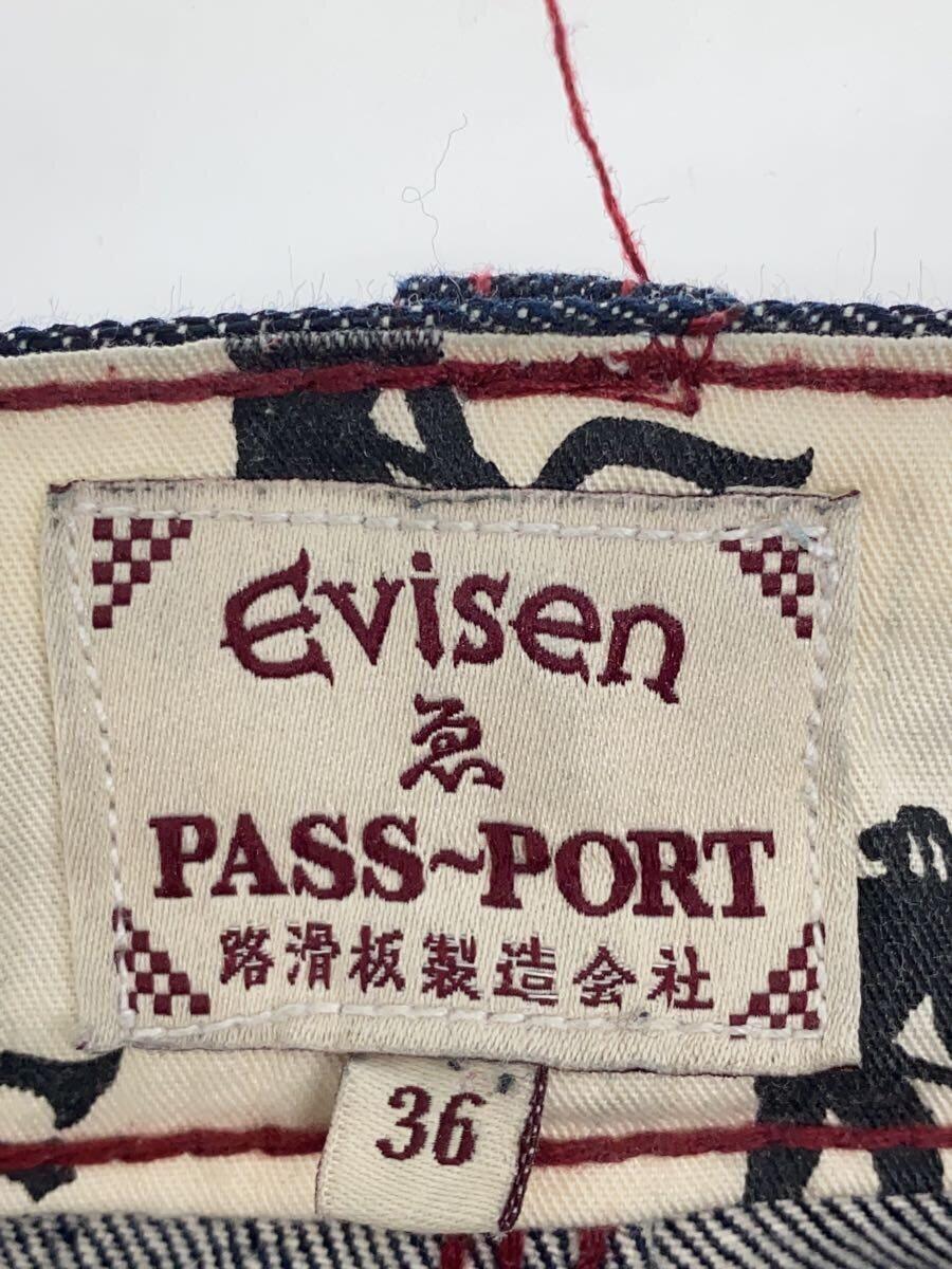 Evisen skateboards◆SELVEDGE DENIM WORKERS CLUB PAN-RAW DENIM/36/デニム/IDG_画像4