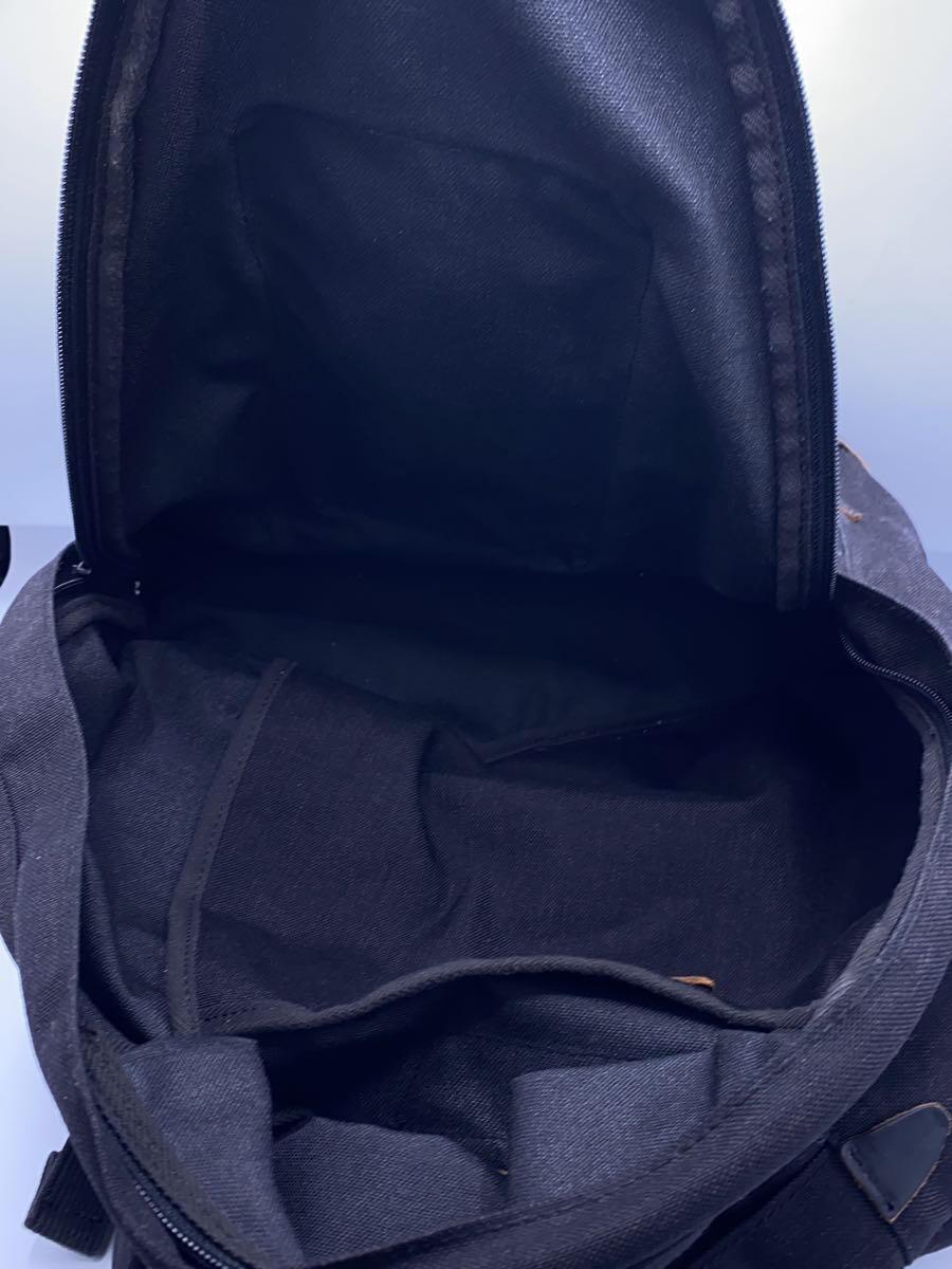 ARTS&CRAFTS◆acute daypack/リュック/コットン/ナイロン/BLK/3776_画像6