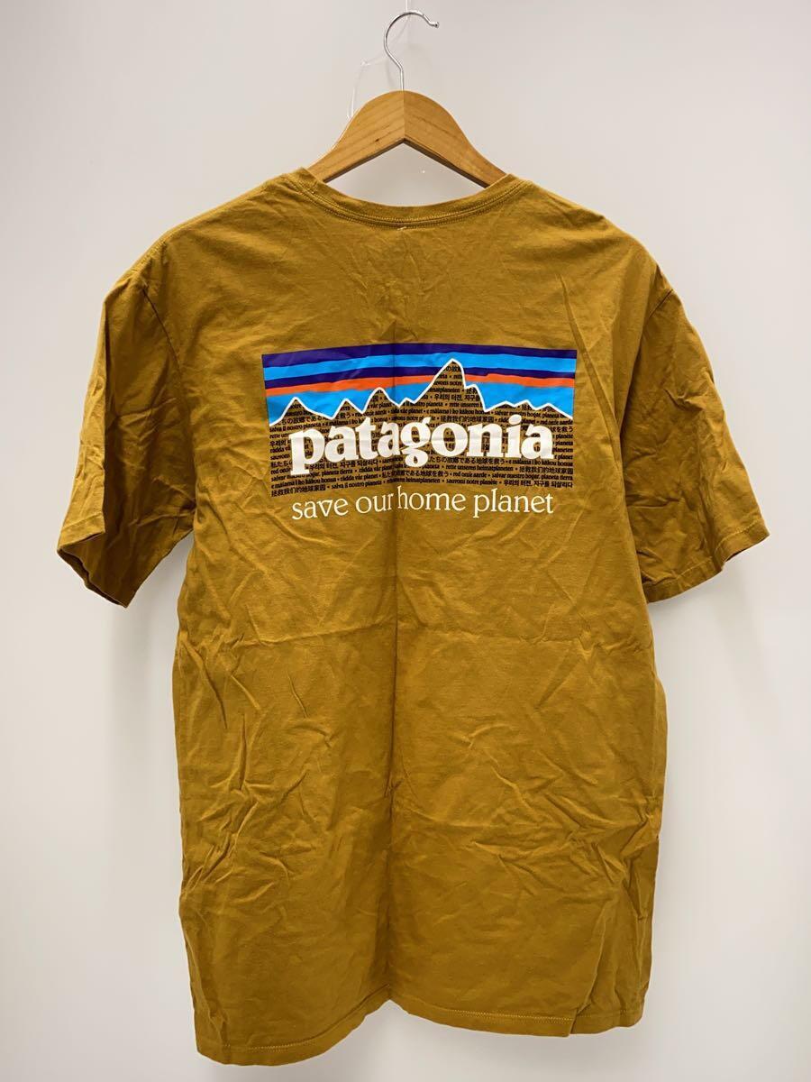 patagonia◆Tシャツ/M/コットン/CML/無地/37529FA21_画像2