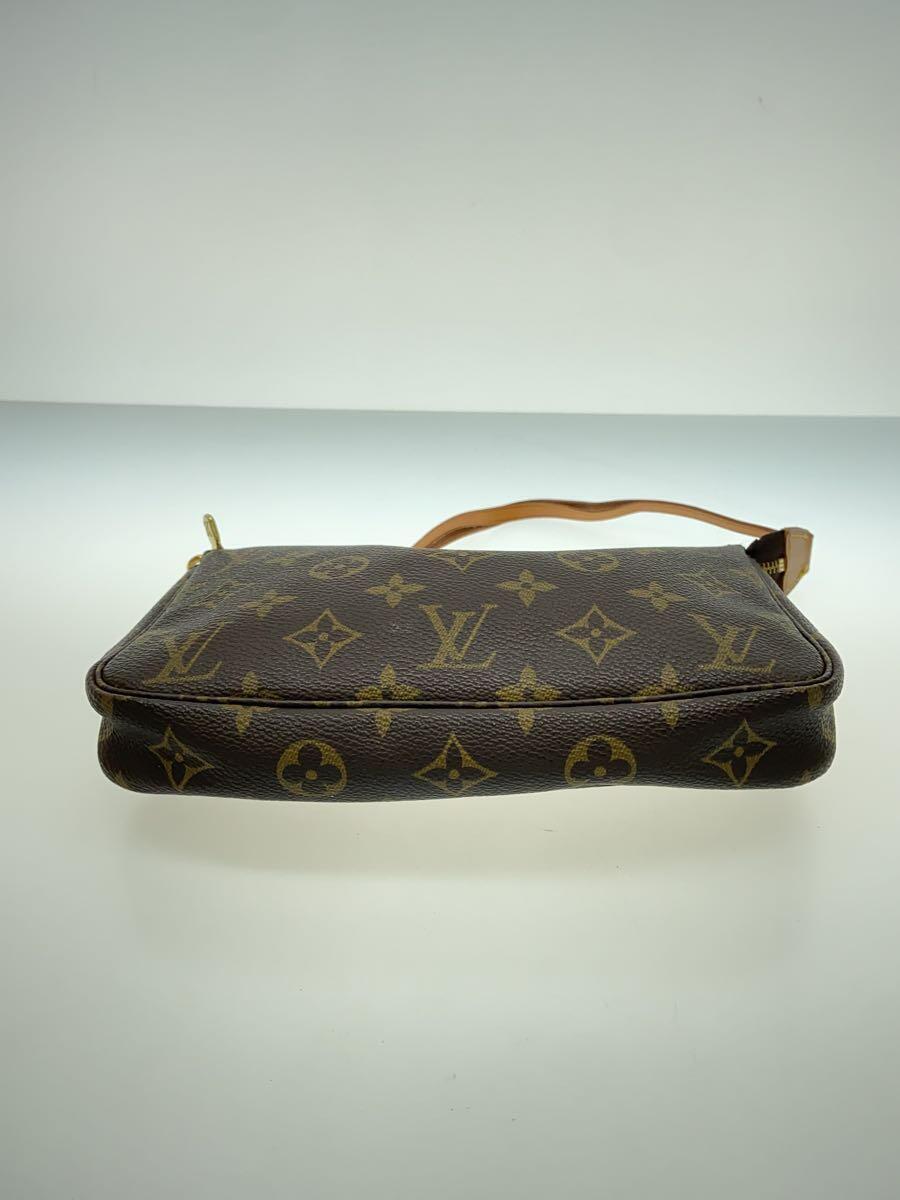 LOUIS VUITTON◆1)ポシェット・アクセソワール_モノグラム・キャンバス_BRW/PVC/BRW/M51980//_画像4