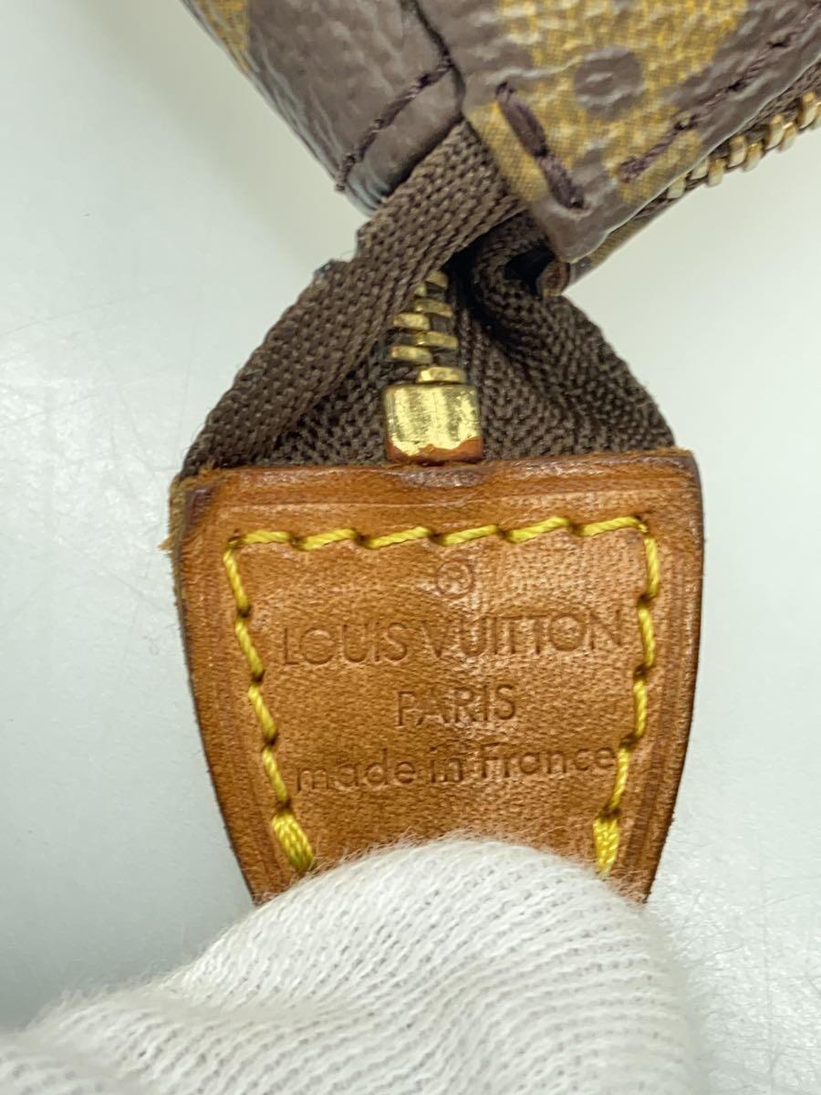 LOUIS VUITTON◆1)ポシェット・アクセソワール_モノグラム・キャンバス_BRW/PVC/BRW/M51980//_画像5