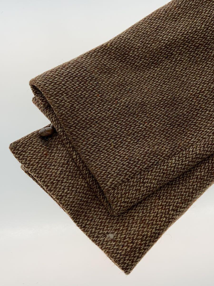 HARRIS TWEED◆テーラードジャケット/-/-/BRW_画像4