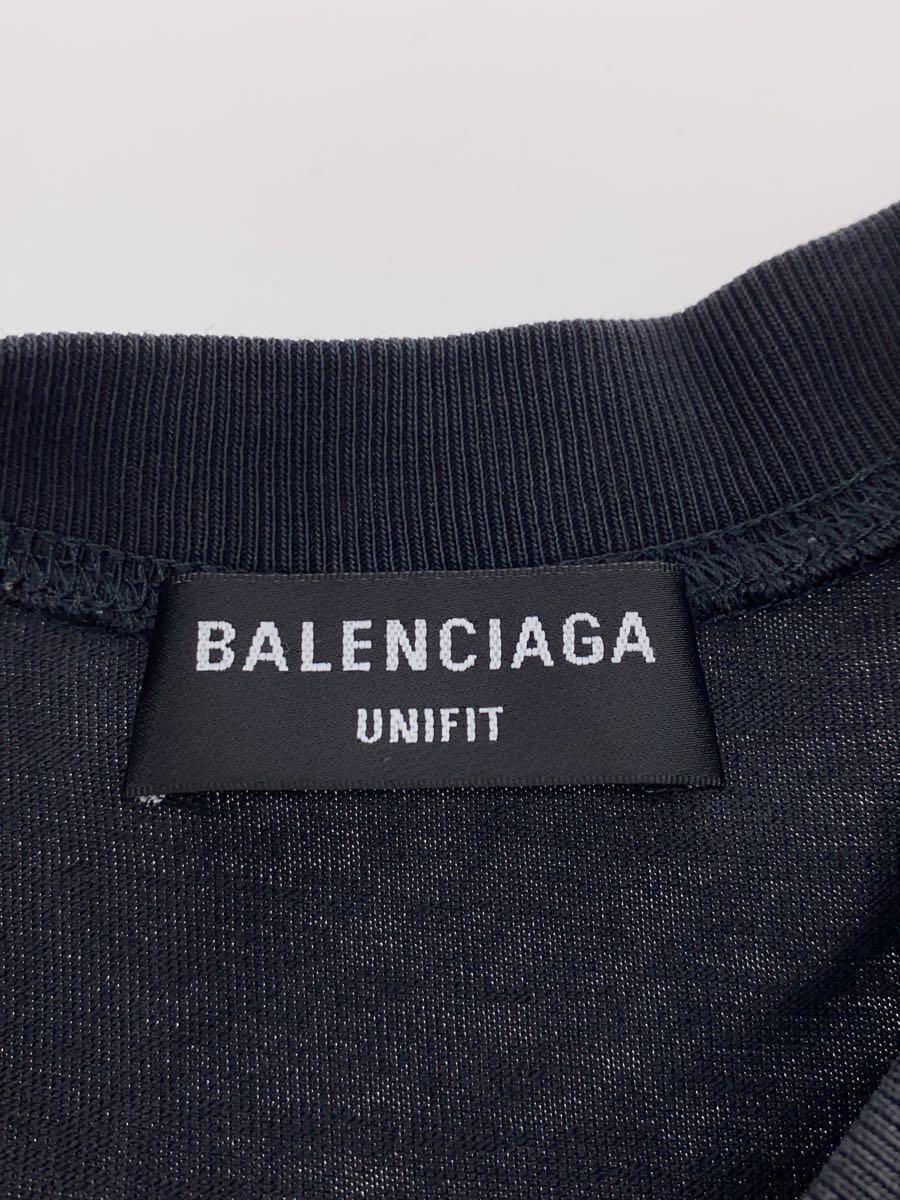 BALENCIAGA◆21ss/Flame Tee/Tシャツ/XS/コットン/GRY/656978_画像3