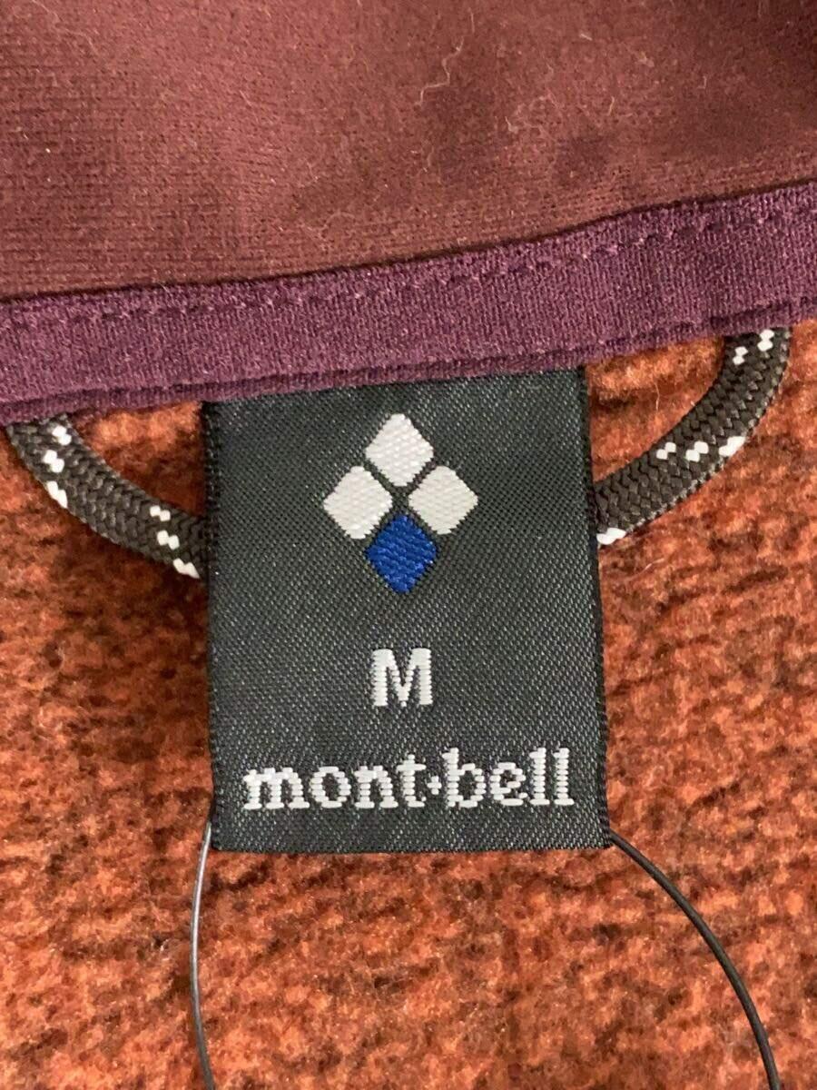 mont-bell◆ジャケット/M/ポリエステル/ORN_画像3