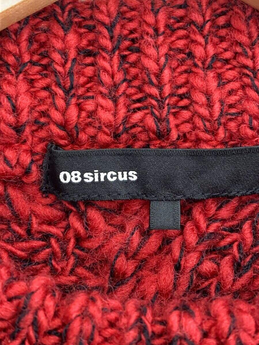 08 sircus◆セーター(厚手)/1/ウール/RED_画像3