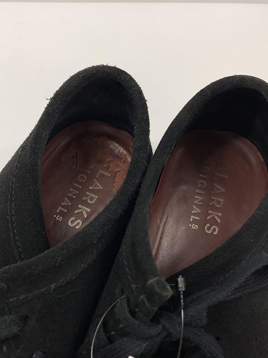 Clarks◆ブーツ/26.5cm/BLK/スウェード_画像9