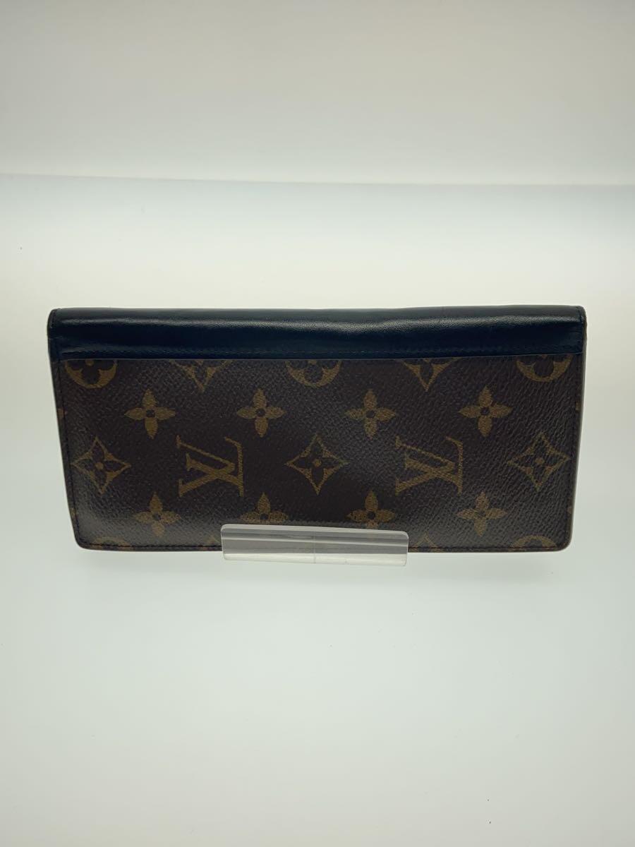 LOUIS VUITTON◆ポルト・フォイユ・ブラザ_モノグラム・マカサー_BRW/-/レディース_画像1