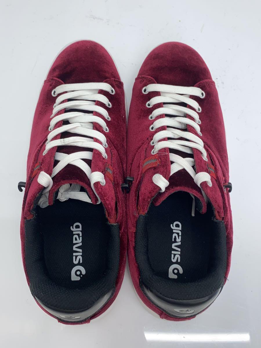 GRAVIS◆ローカットスニーカー/28cm/RED_画像3