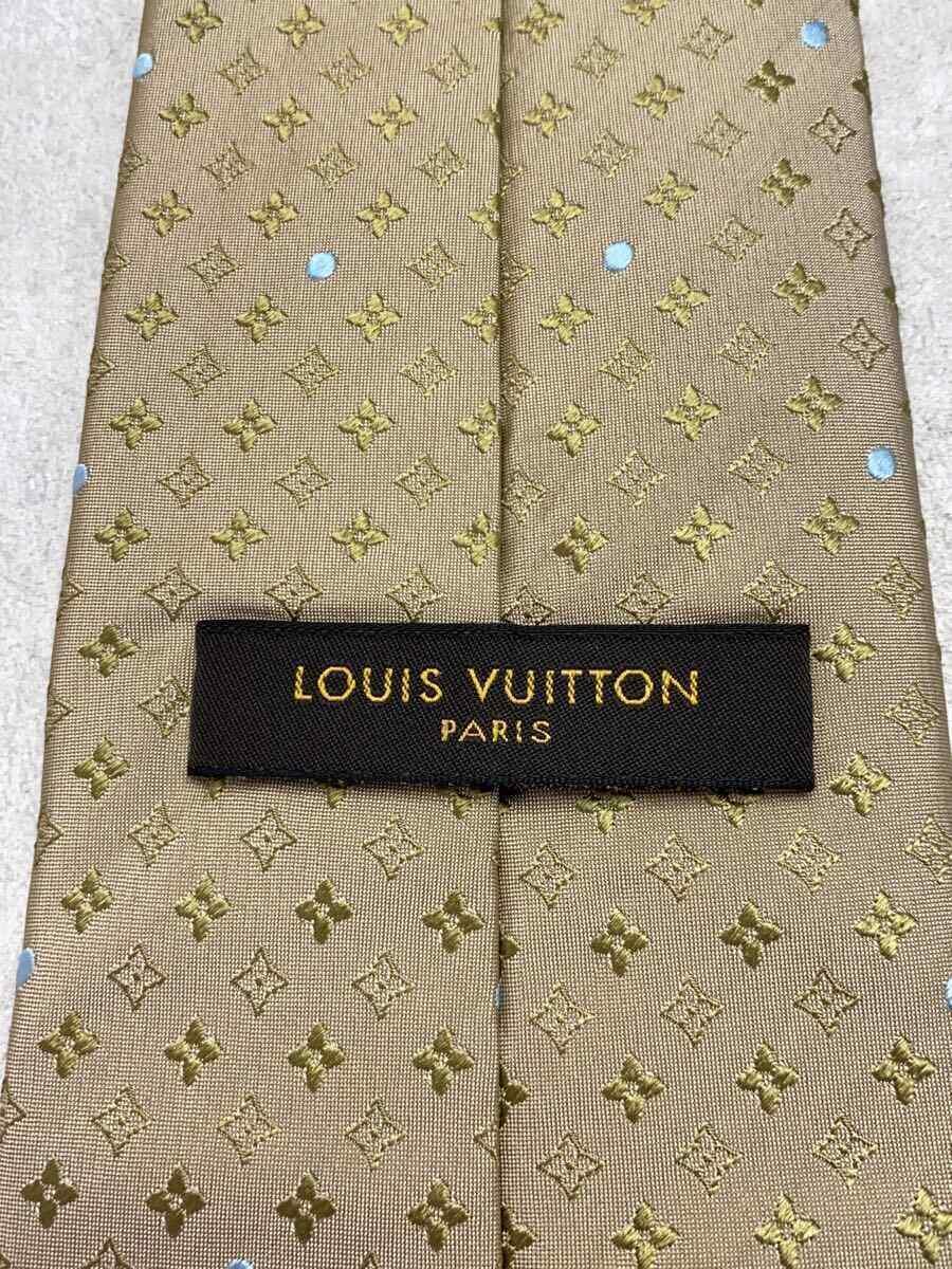 LOUIS VUITTON◆フラワードドットネクタイ/シルク/ドット/ルイヴィトン//_画像3