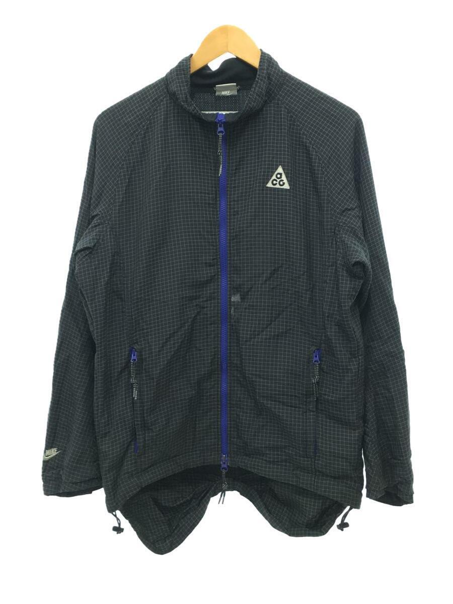 NIKE ACG◆ナイロンジャケット/S/ナイロン/BLK/268733-010/Mt.Fuji/ダブルジップ//_画像1