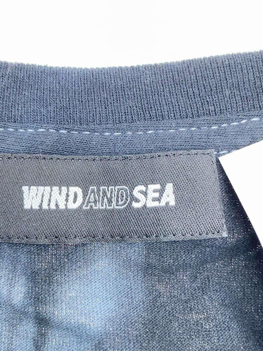 WIND AND SEA◆Tシャツ/L/コットン/BLK/総柄/8325-199-1174//_画像3