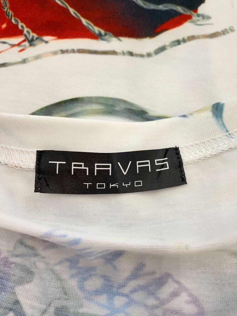 TRAVAS TOKYO◆Tシャツ/FREE/ポリエステル/WHT/TR21-A05_画像3