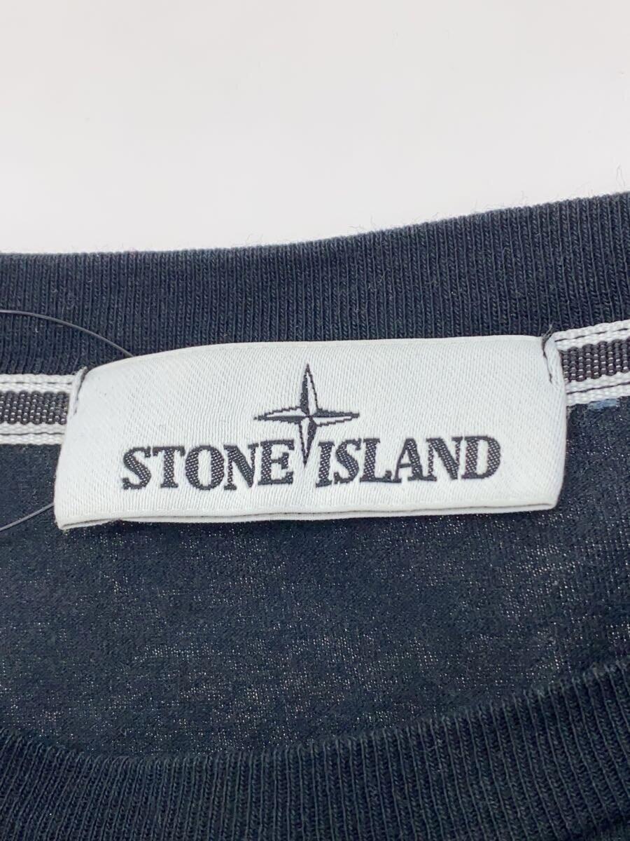 STONE ISLAND◆長袖Tシャツ/XL/コットン/BLK/72152ML82_画像3