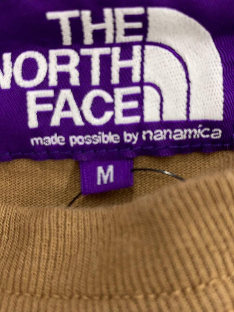 THE NORTH FACE PURPLE LABEL◆7OZ L/S POCKET TEE/M/コットン/BRW/無地_画像4