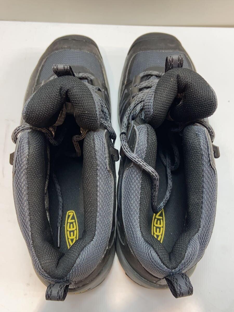 KEEN◆OAKRIDGE MID WP/トレッキングブーツ/29.5cm/BLK/1015307_画像3