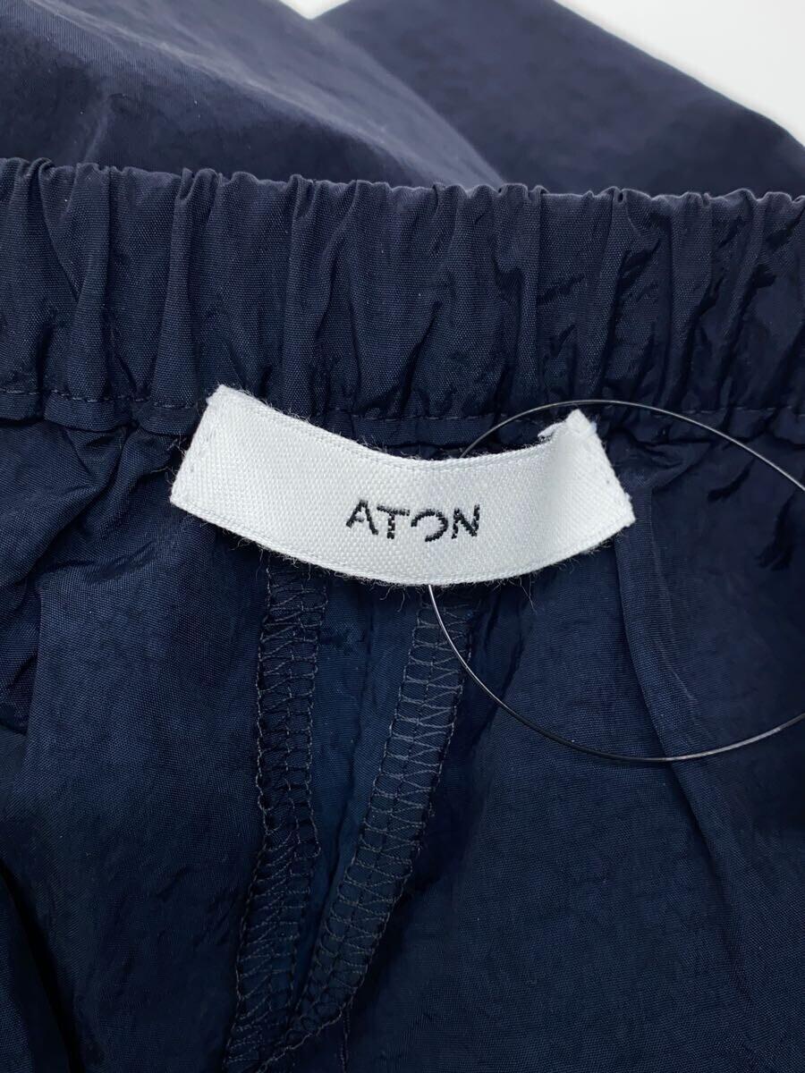 ATON◆Hand Dyed Nylon Over Pants/ボトム/L/ナイロン/NVY_画像4