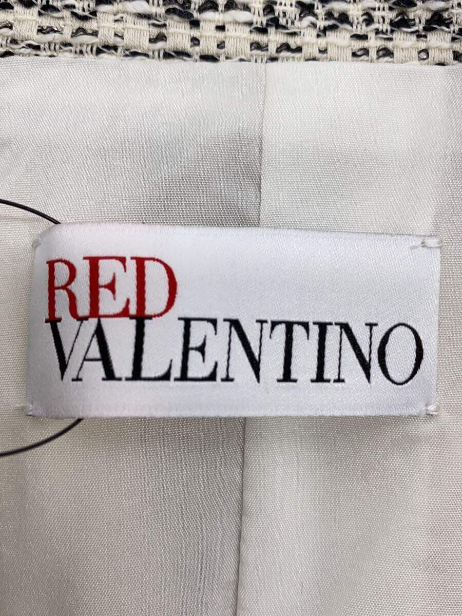 RED VALENTINO◆テーラードジャケット/42/コットン/GRY_画像3