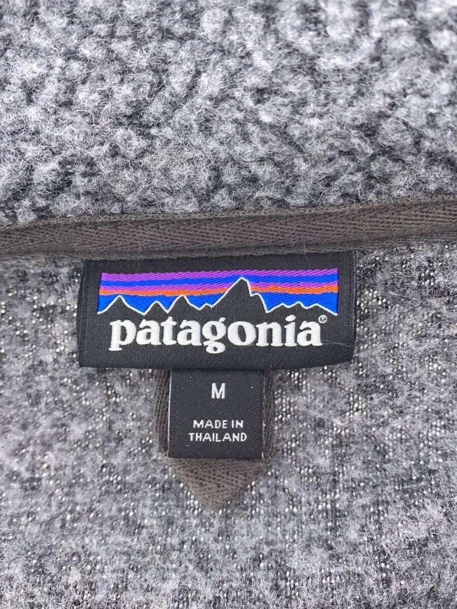 patagonia◆フリースジャケット/M/ウール/GRY/26935FA18_画像3