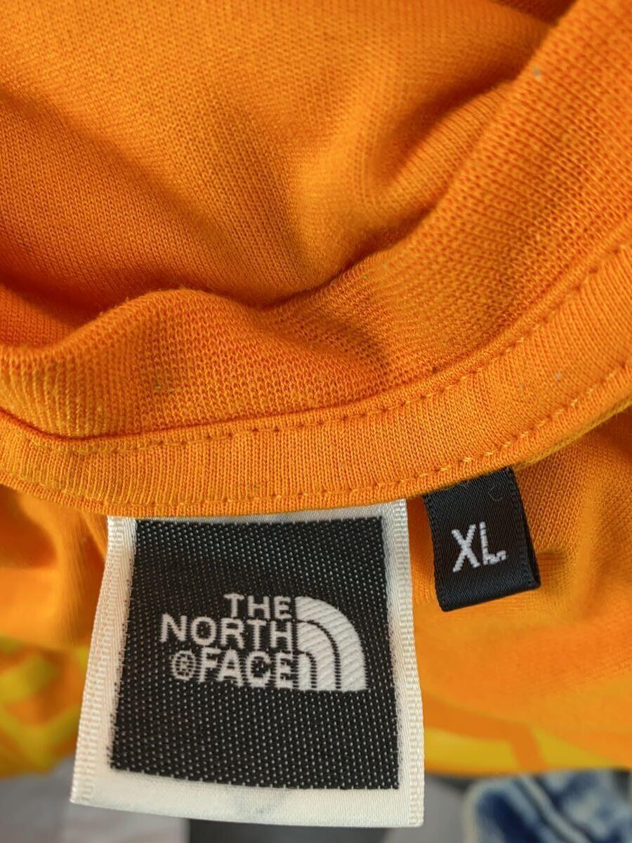 THE NORTH FACE◆Tシャツ/XL/コットン/ORN/無地_画像3