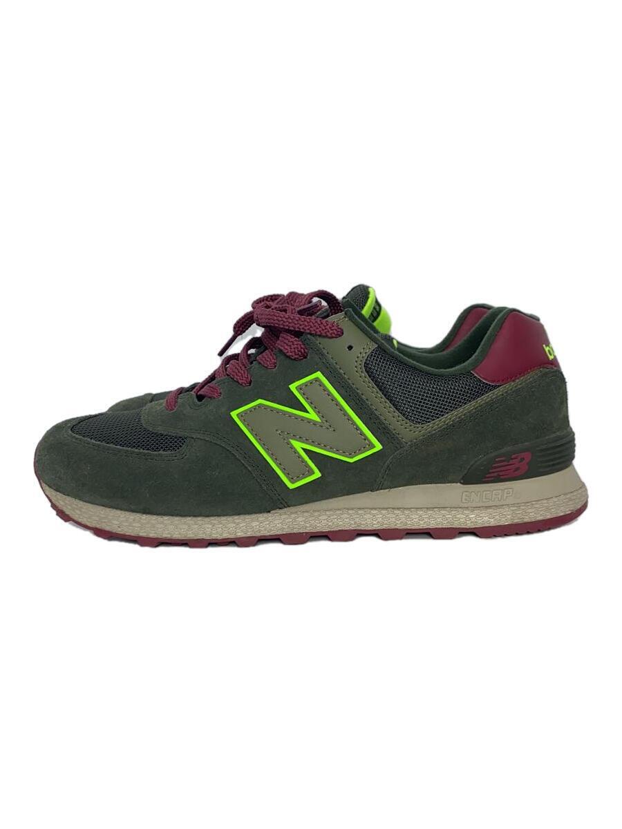 NEW BALANCE◆ローカットスニーカー/MT574ATC/グリーン/27.5cm_画像1