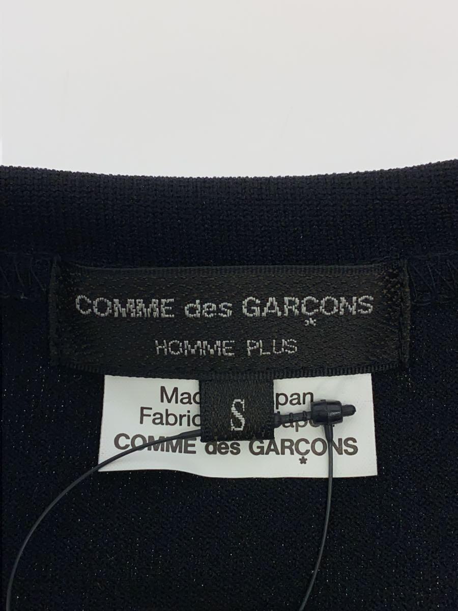 COMME des GARCONS HOMME PLUS◆23AW/AD2023/ジップデザインカットソー/クルーネックTシャツ/S/BLK/PL-T010_画像3