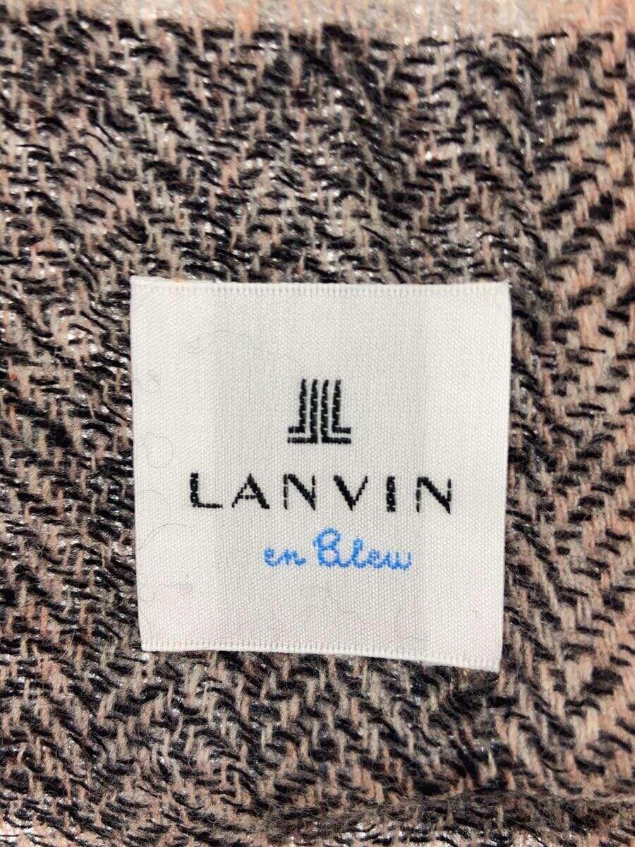 LANVIN en Bleu◆マフラー/カシミア/SLV/レディース_画像2