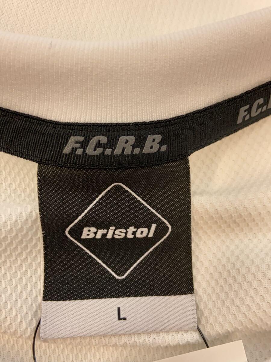 F.C.R.B.(F.C.Real Bristol)◆長袖Tシャツ/L/ポリエステル/WHT/FCRB-220048_画像3