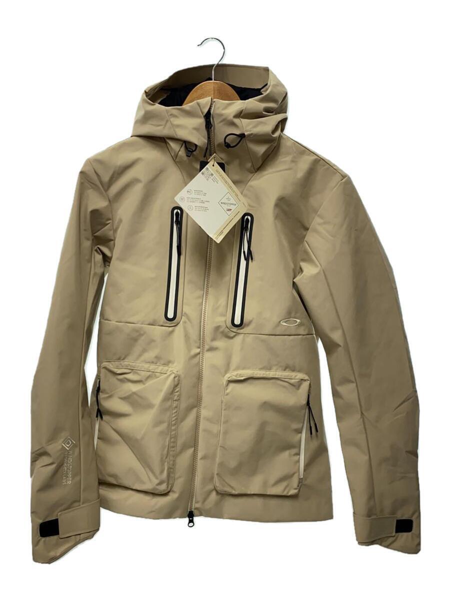 OAKLEY◆LATITUDE GORE-TEX RC JKT/マウンテンパーカ/S/ポリエステル/BEG/FOA404800