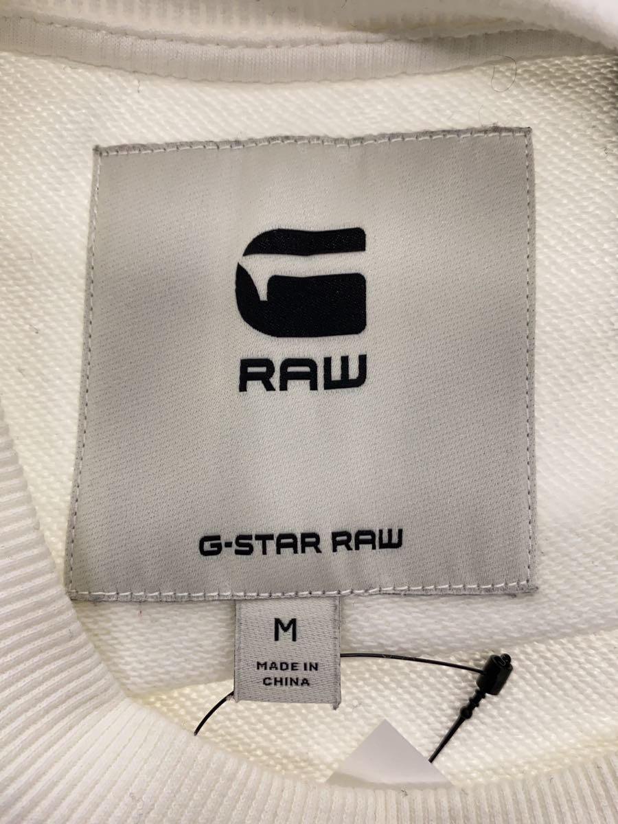 G-STAR RAW◆スウェット/M/コットン/ホワイト/D16471-A613-111_画像3