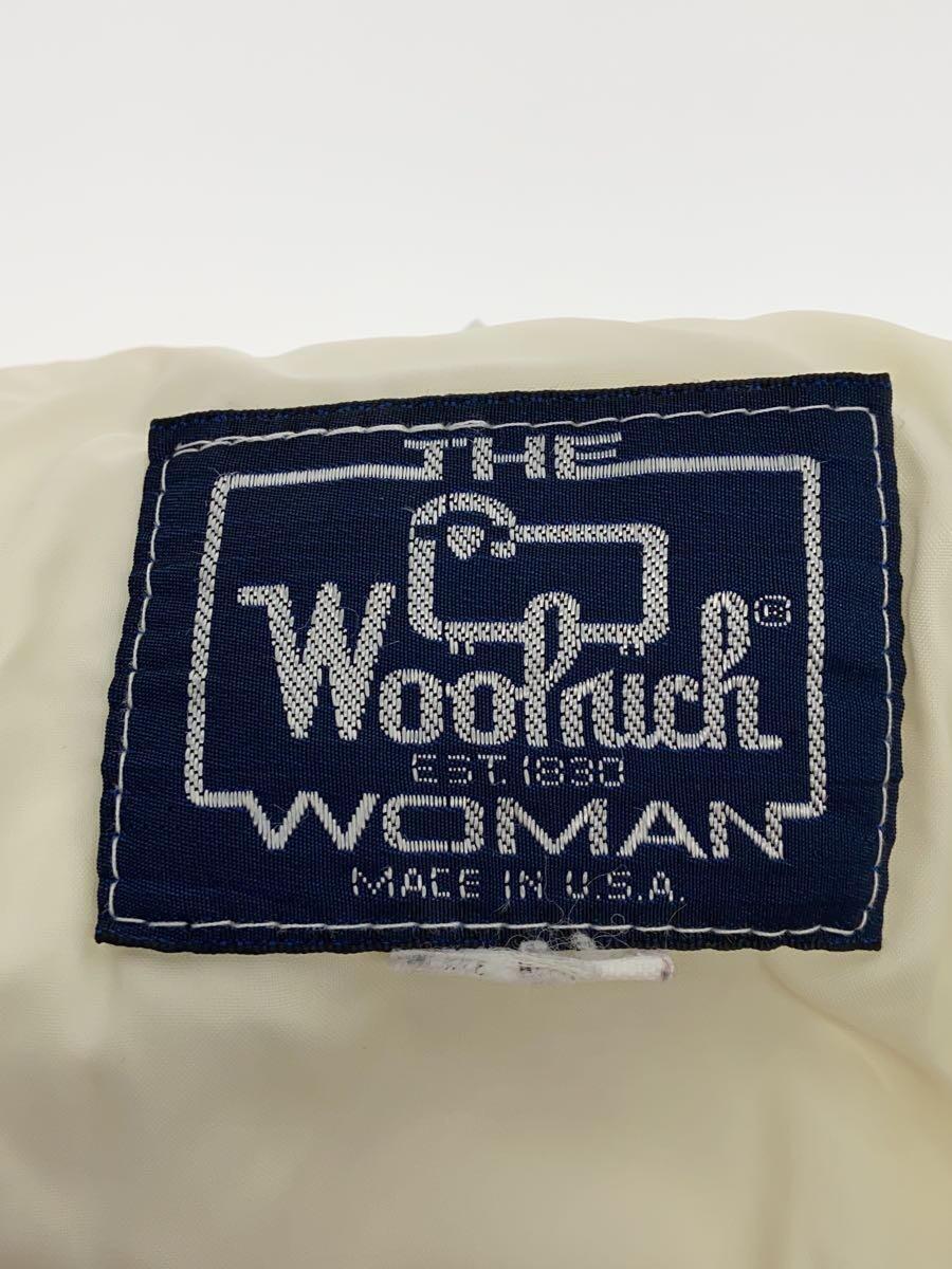 Woolrich◆Woolrich WOMAN/MADE IN USA/中綿ジャケット/コットン/BLU/無地_画像3