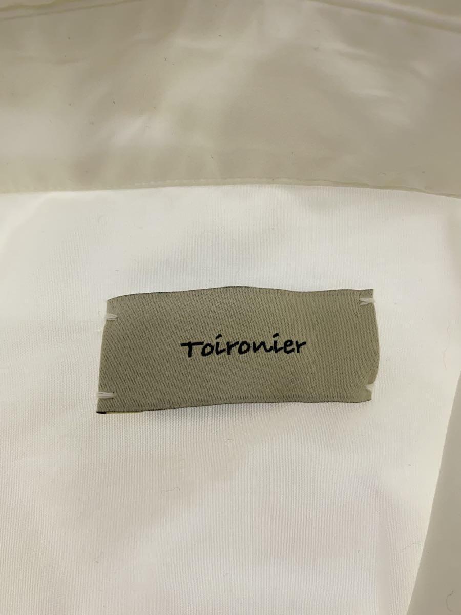 Toironier◆長袖シャツ/FREE/コットン/WHT/1730005_画像3