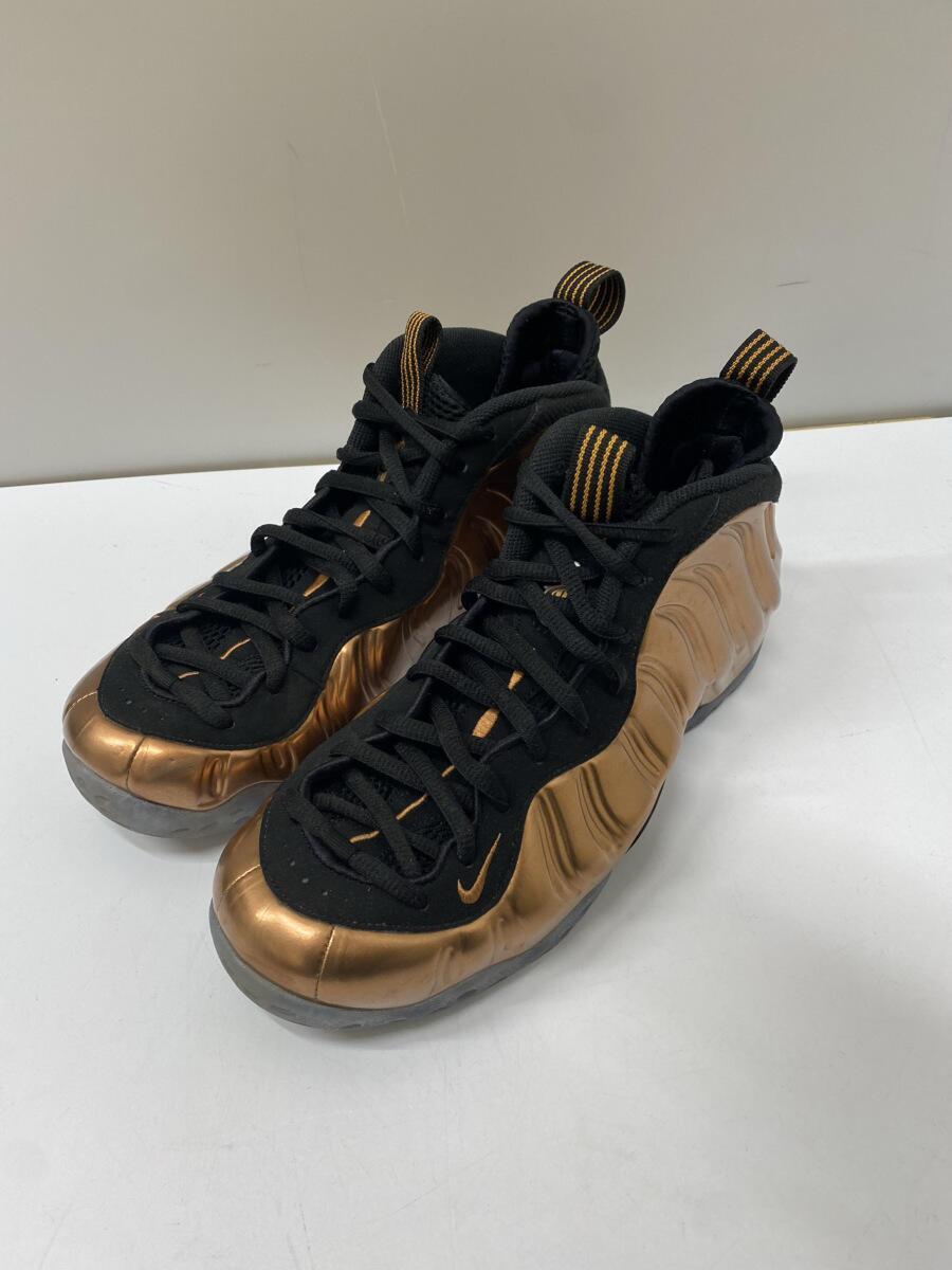 NIKE◆AIR FOAMPOSITE ONE/エアフォームポジットワン/ゴールド/314996-007/26.5cm/G_画像2