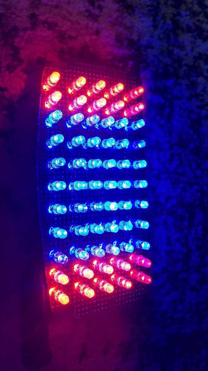 XJR 4HM LED テールランプ　基盤　RGB レインボー　くるくるテール　_画像4