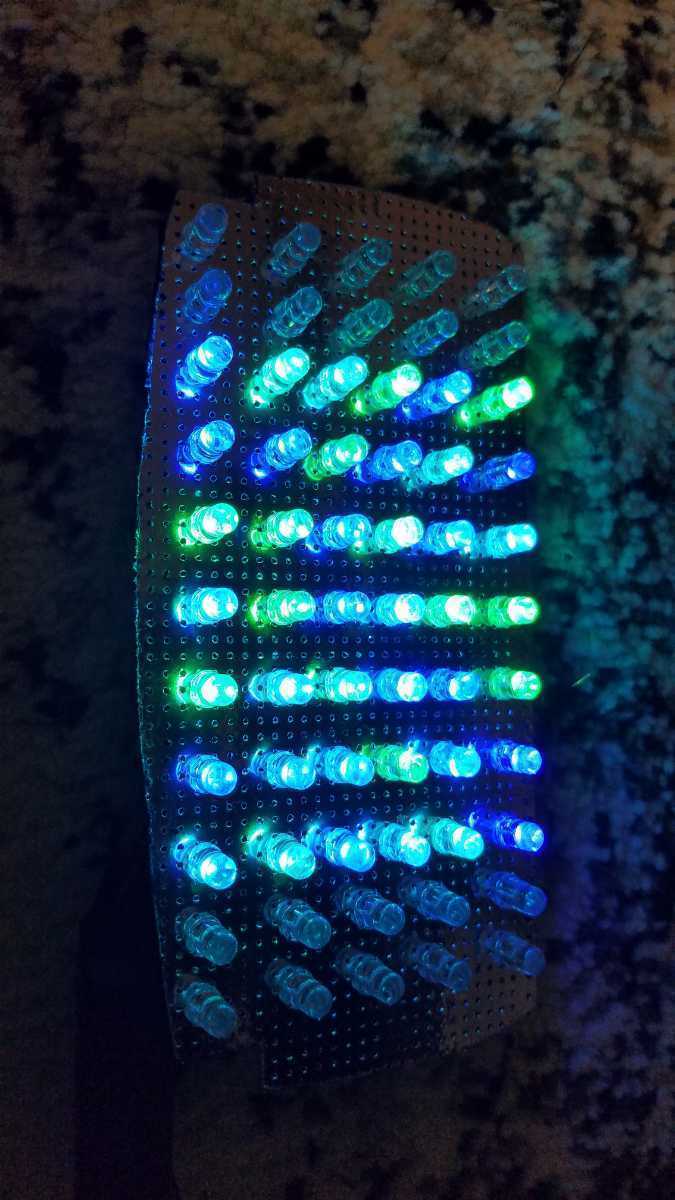 XJR 4HM LED テールランプ　基盤　RGB レインボー　くるくるテール　_画像1