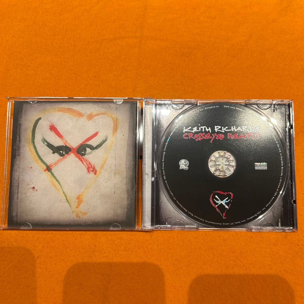 名盤：KEITH RICHARDS - Crosseyed Heart ＆ Main Offender , CD2枚セット