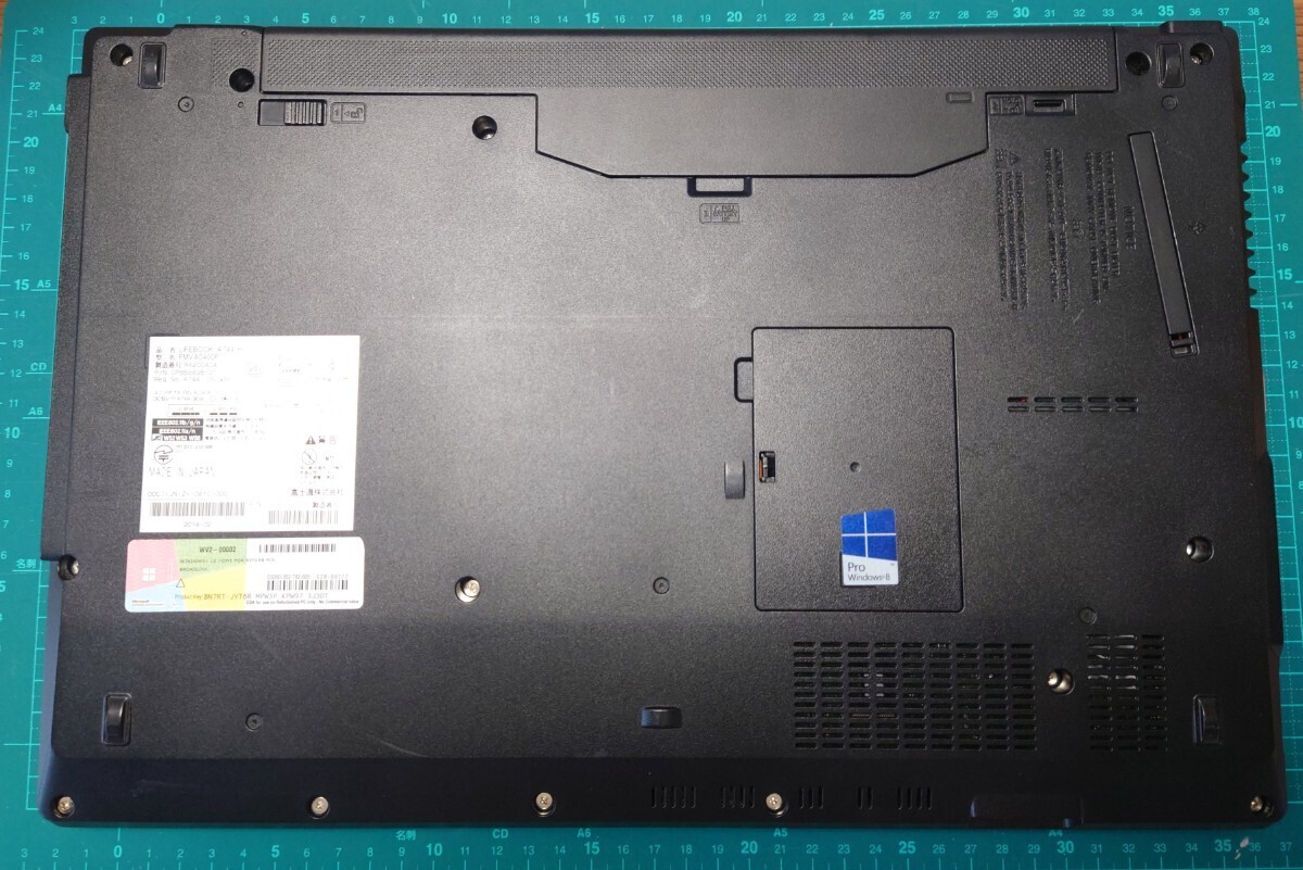 【FUJITSU】 LIFEBOOK A744/H FMVA0400F ・CPU /Core i7 - 4600M 2.9GHz・MEM /8GB・ストレージ / HDD500GB 動作確認済みの画像5