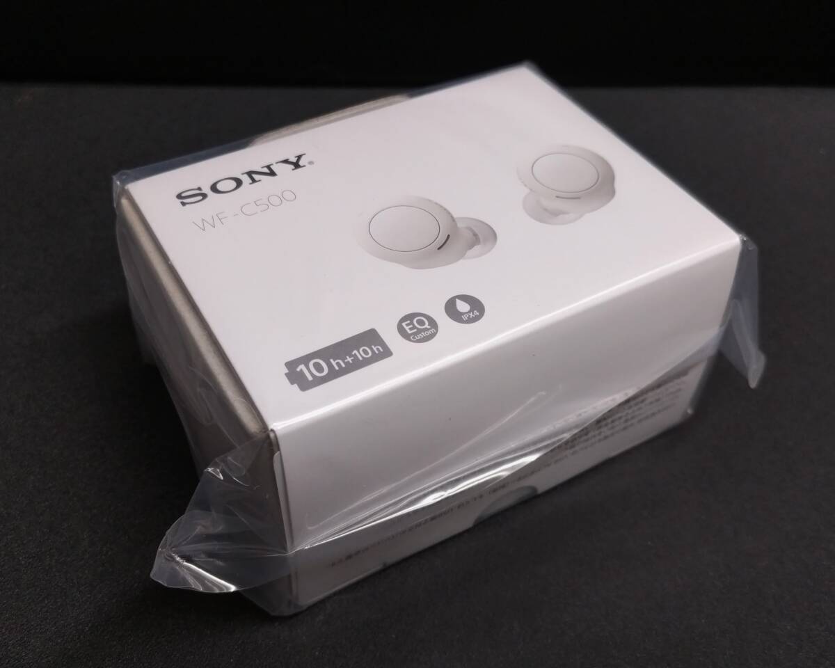 ソニー ワイヤレスステレオヘッドホン 白 SONY WF-C500/W 新品未開封 送料込み