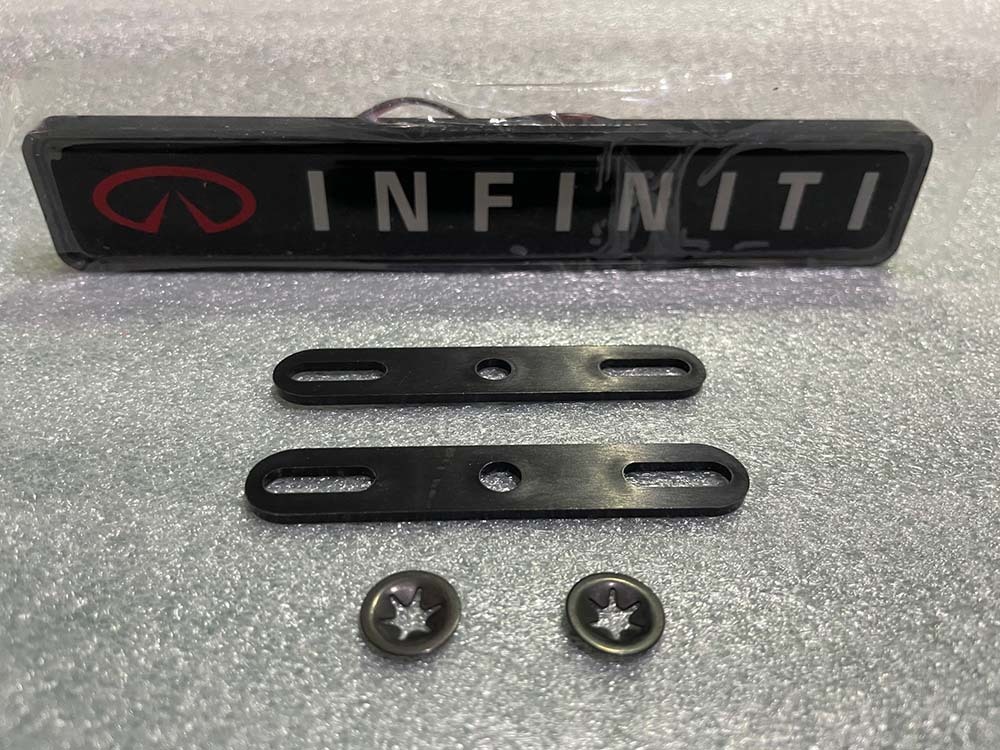 INFINITI 光る LED フロント グリル エンブレム インフィニティ FX35 QX56 QX80 Q45 370GT 350GT 250GT Q60 G37 FX37 FX45 FX50の画像2