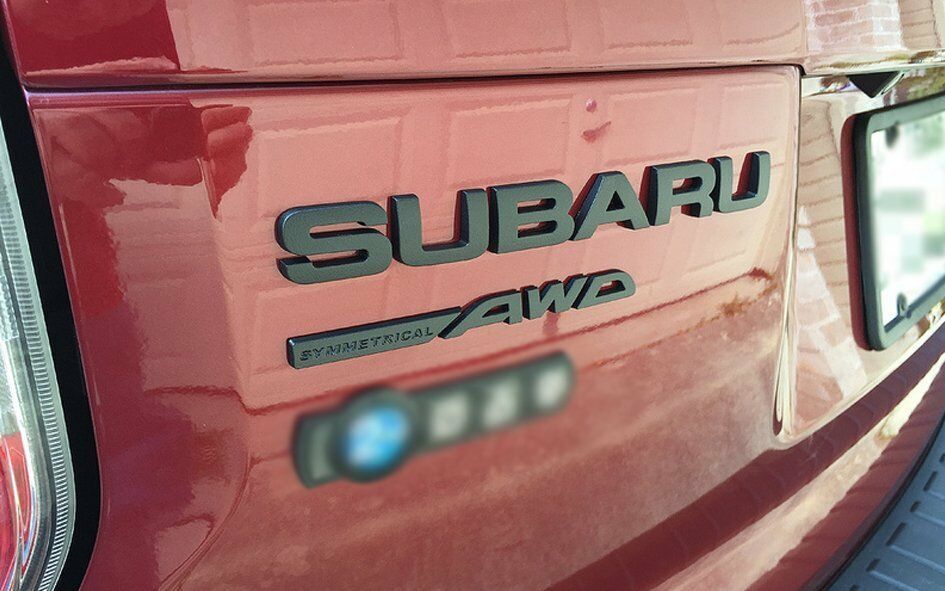  Subaru WRX STI Impreza матовый черный SUBARU AWD эмблема комплект 