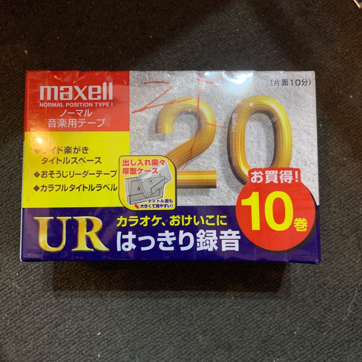 maxell cassette tape *10P music for tape *mak cell 20 minute 