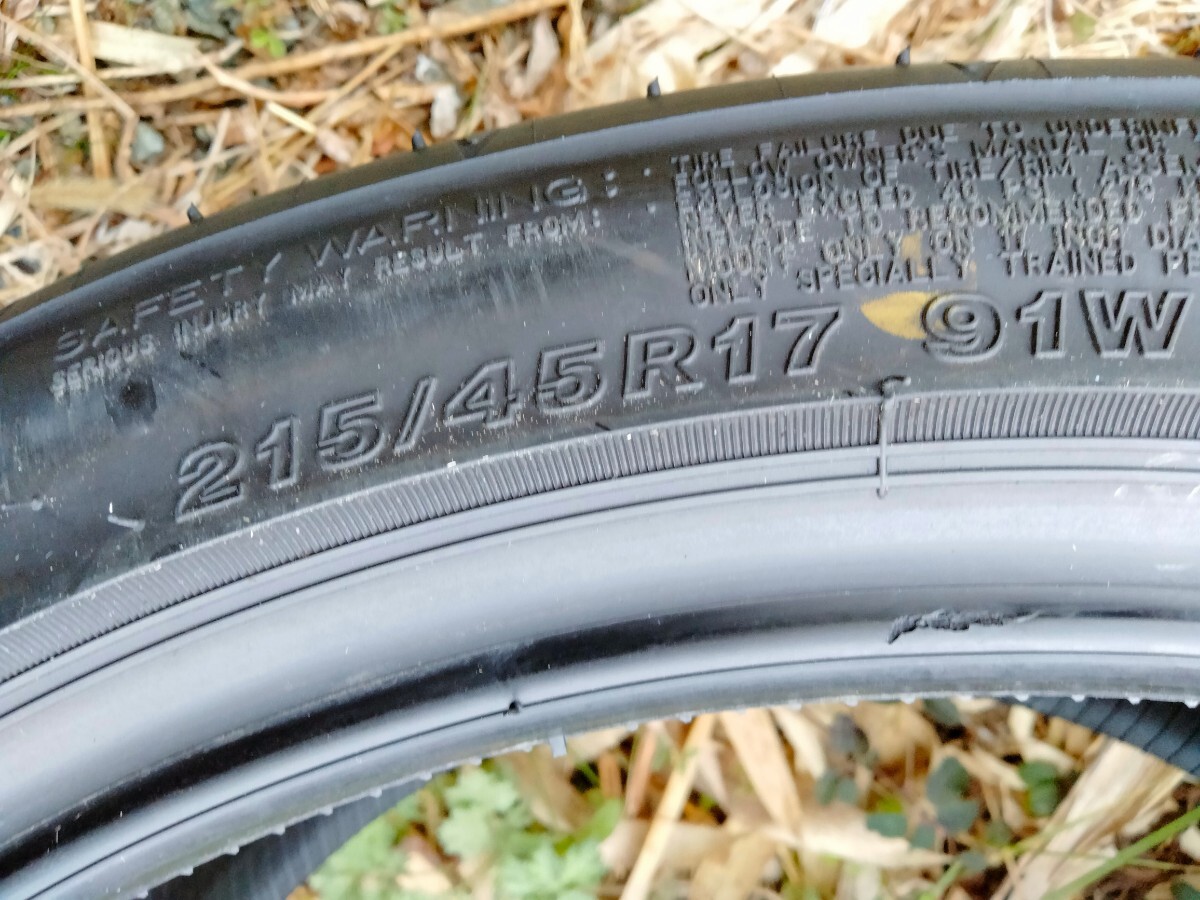 送料無料 2本セット ブリヂストン ポテンザ RE-71RS 215/45R17 2023年製造 バリ山 A052 RE12D RE71RS 215/45-17 の画像9