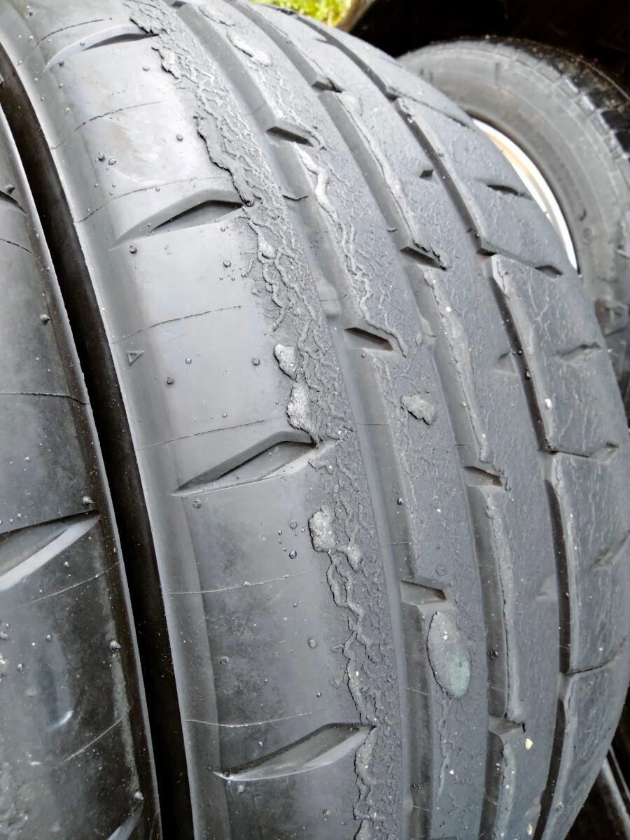 送料無料 2本セット ブリヂストン ポテンザ RE-71RS 215/45R17 2023年製造 バリ山 A052 RE12D RE71RS 215/45-17 の画像5